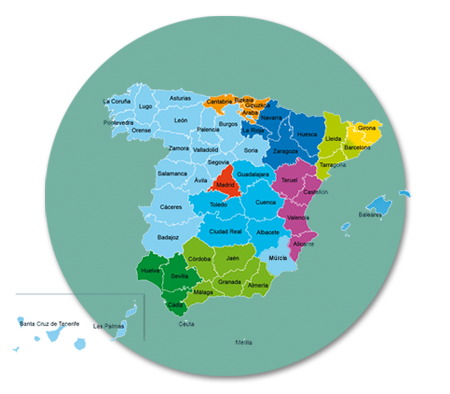 Mapa España - Grup Descom