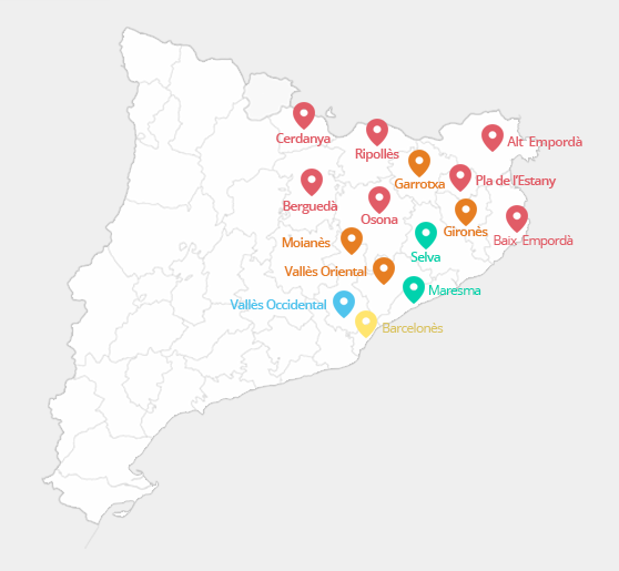 Mapa ubicació comercials Hiper Escola