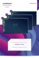 Catàleg monitor interactiu Clevertouch Impact Max