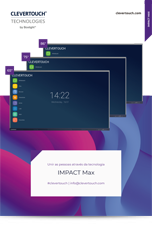 Catálogo monitor interactivo Clevertouch Impact Max