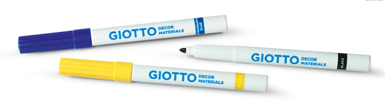 Retoladors Giotto Decor Materials