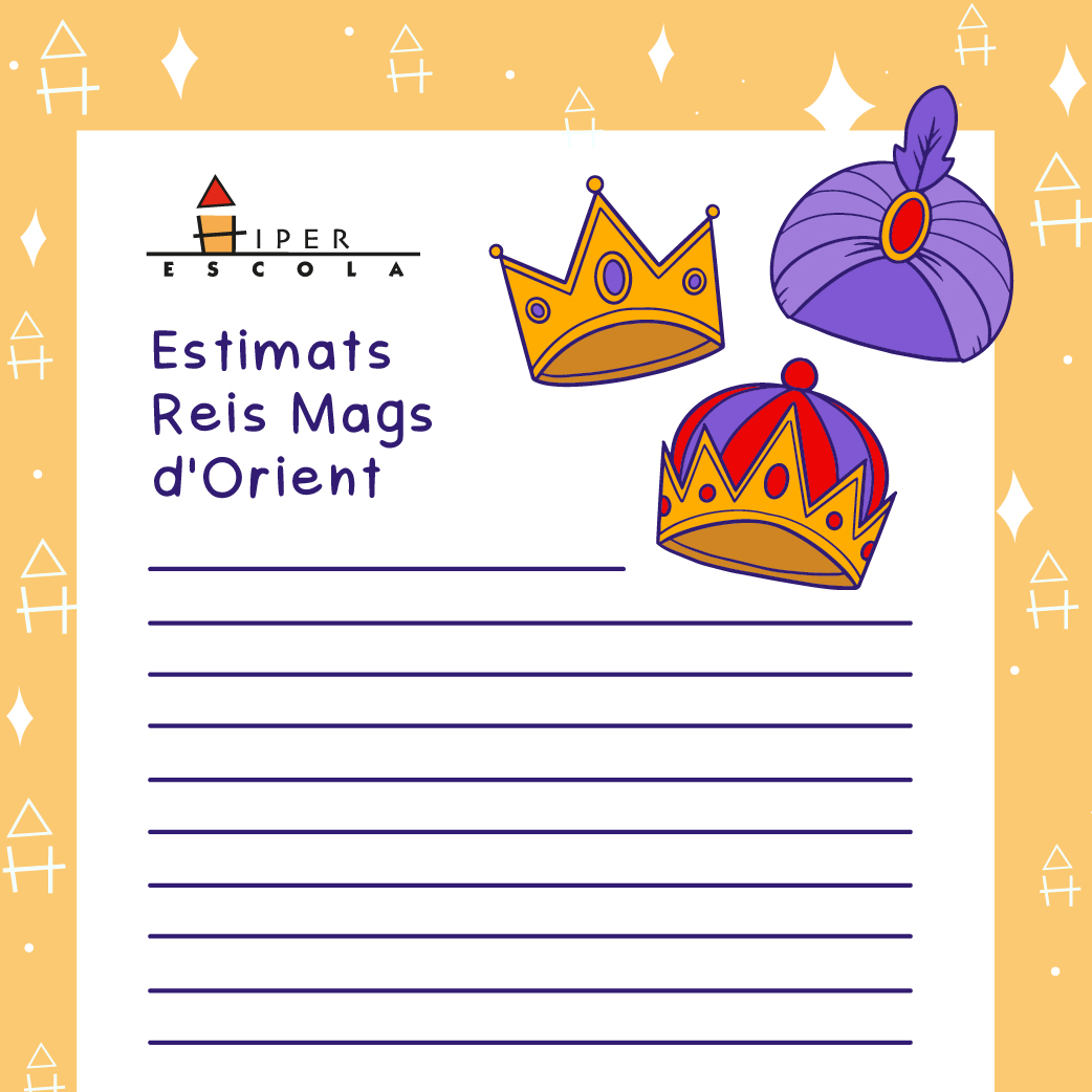 Carta Reis Mags d'Orient Hiper Escola