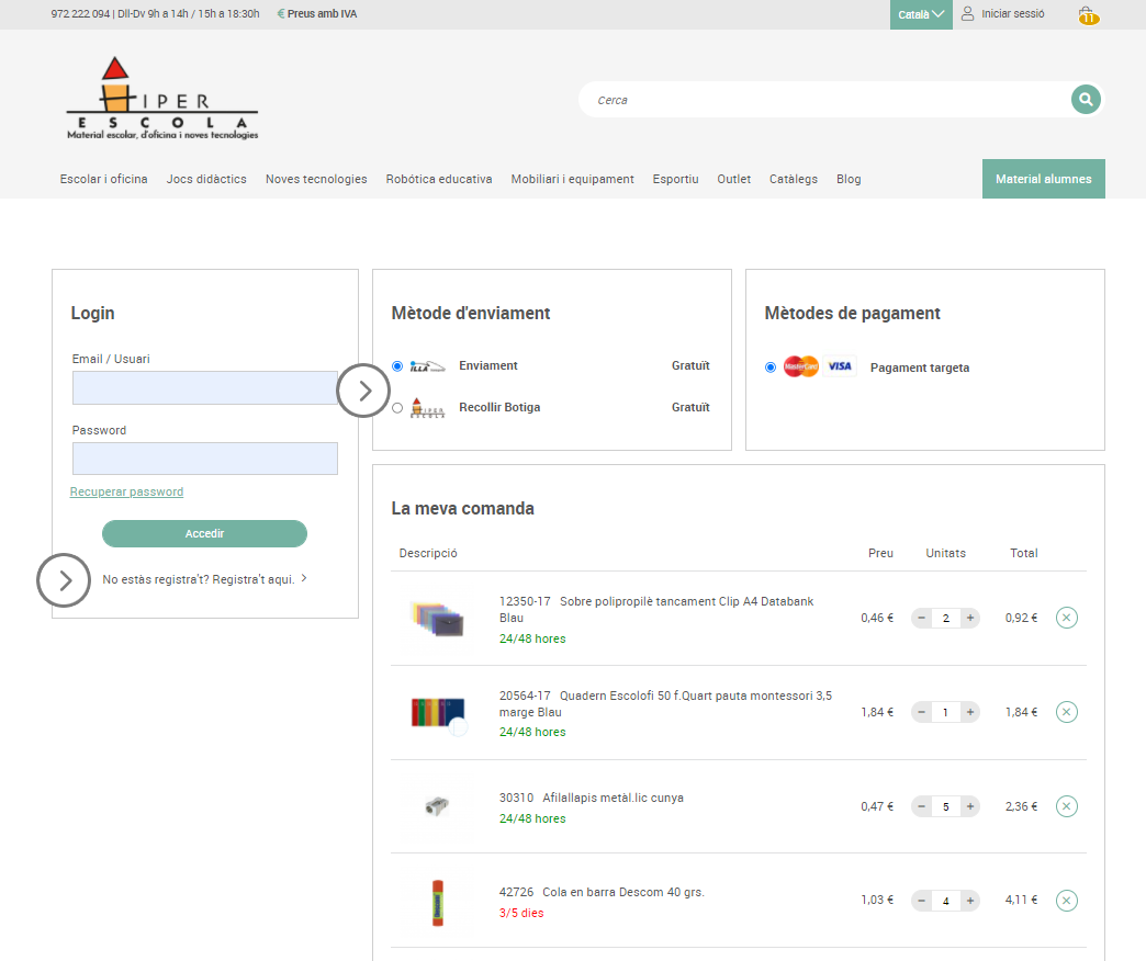 Registre formulari