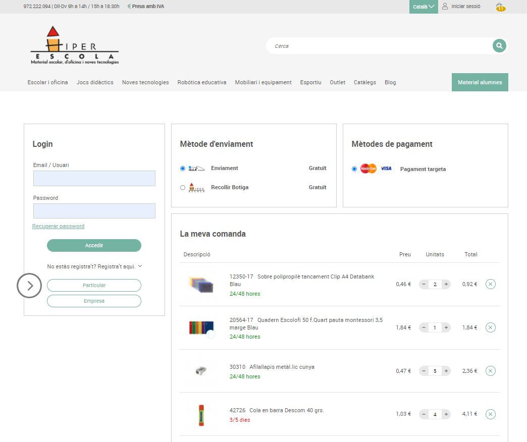Registre formulari