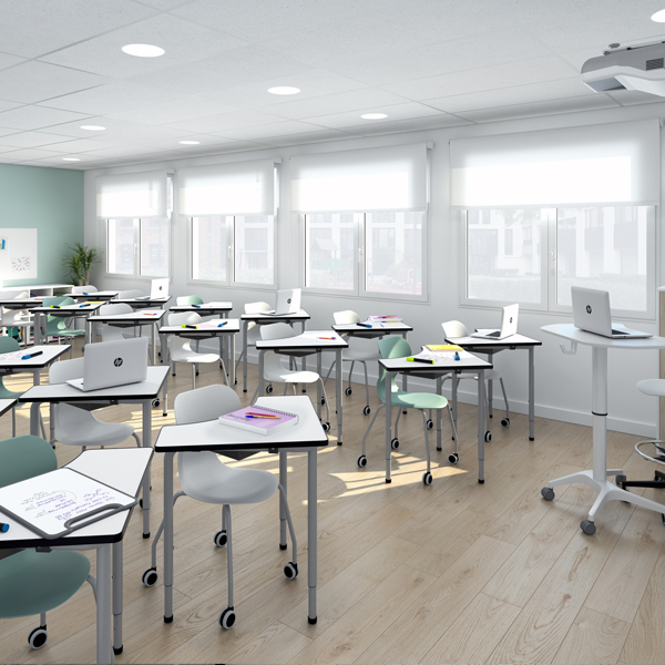 Pupitres per aules escolars