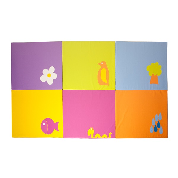 Colchoneta para niños Tatami tacto piel