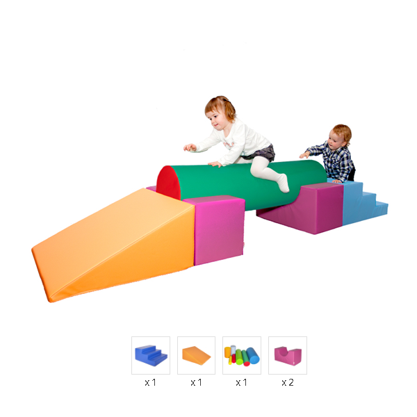 Kit puente cilindro - Material psicomotricidad +18 meses