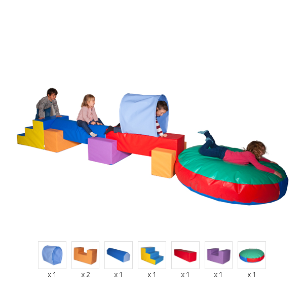 Kit túnel i lleva pors - Material psicomotricitat