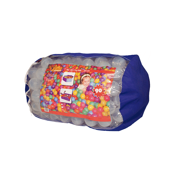 Saco de 250 bolas transparentes para piscina