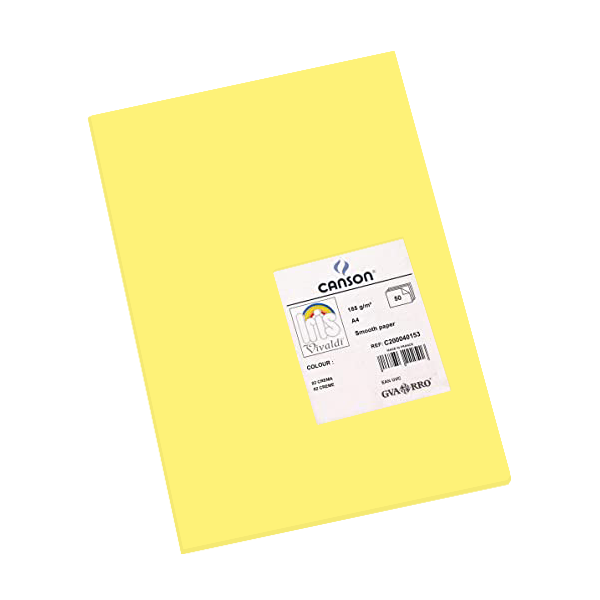 Pack 25 cartolines Iris Groc llimona