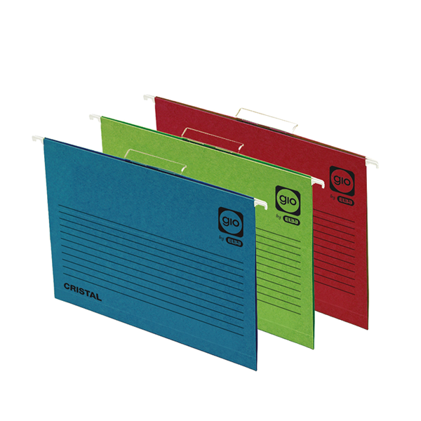 Carpeta colgante Elba visor superior color