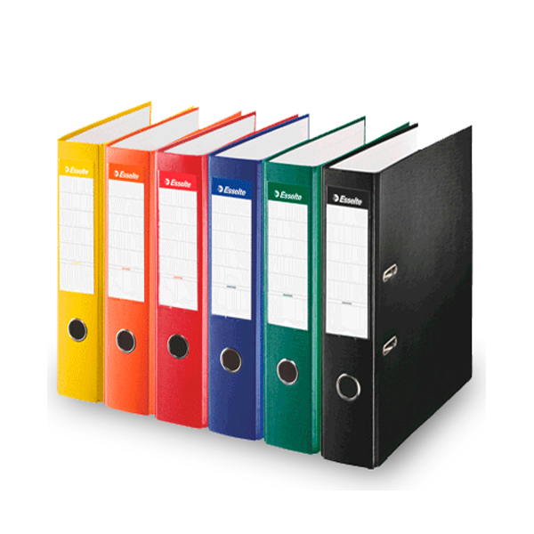 Arxivadors de palanca Esselte color plàstic folrat