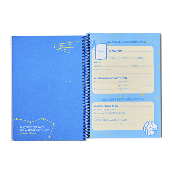 Agenda Infantil Cosmos Additio