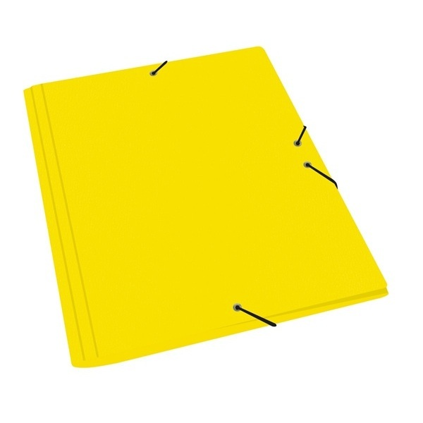 Carpeta gomes cartró compacte Foli Groc