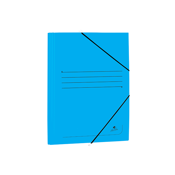 Carpeta gomes cartró Foli Blau clar