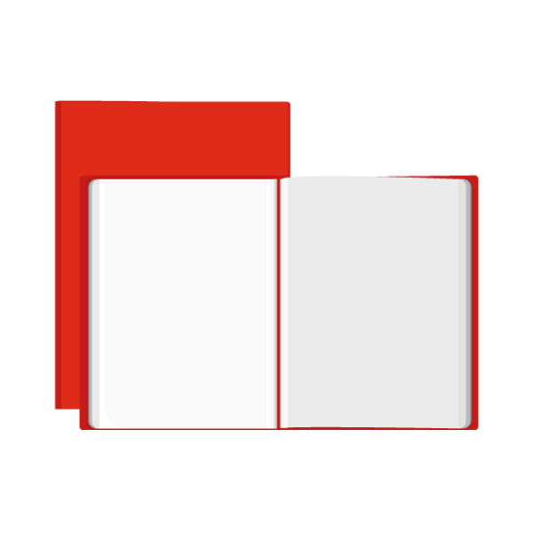 Carpeta multifundas A4 Descom 20 hojas Roja