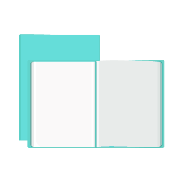 ( DESCATALOGAT ) Carpeta multifundes A4 Descom 50 fulls Verda Pastel
