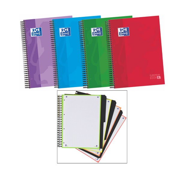 Quadern microperforat Oxford European Book 4 A4 qu