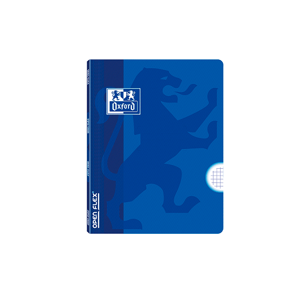 Llibreta Oxford Openflex 48 fulls A4 quadrícula 4x4 Blau