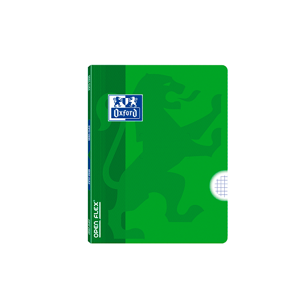 Llibreta Oxford Openflex 48 fulls A4 quadrícula 4x4 Verd
