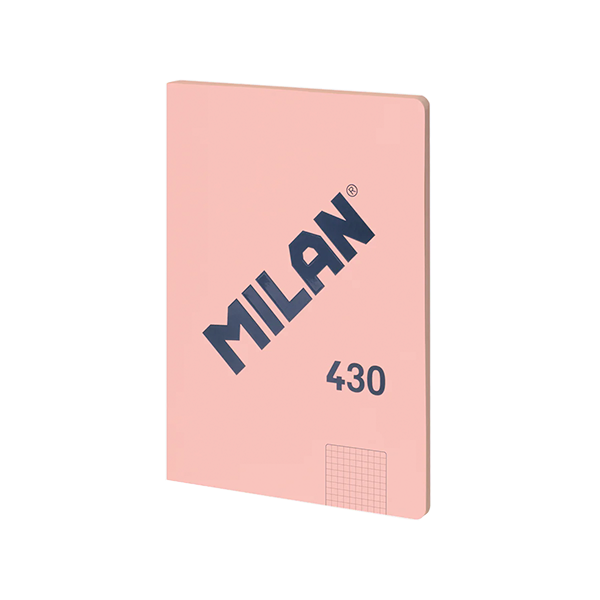 Llibreta Milan 430 48 fulls A4 95 gr quadrícula 5x5 Rosa