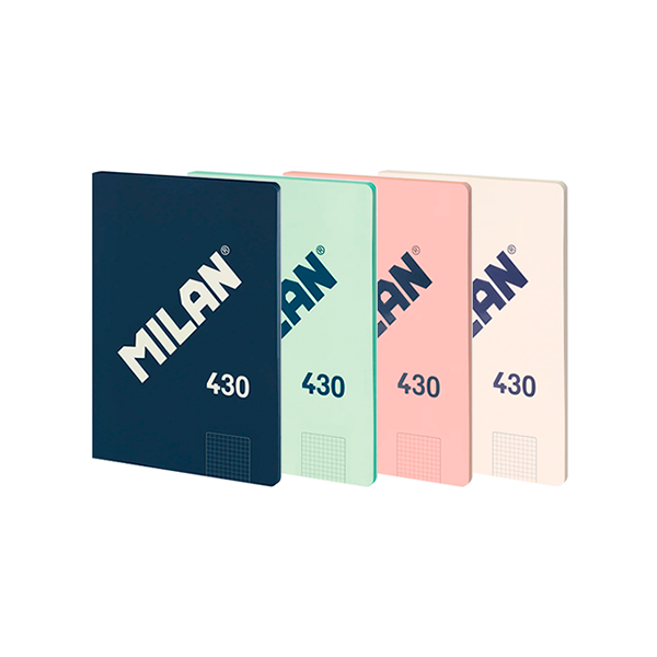 Llibreta encolada Milan 430 A4 48 fulls quadrícula