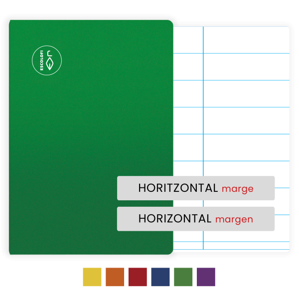 Libretas Escolofi Cuarto 32 hojas horizontal