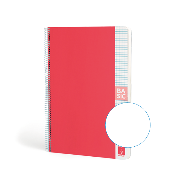 Quadern Escolofi Basic 80 fulls A4 80 gr llis Coral