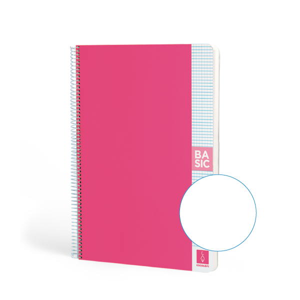 Quadern Escolofi Basic 80 fulls A4 80 gr llis Rosa