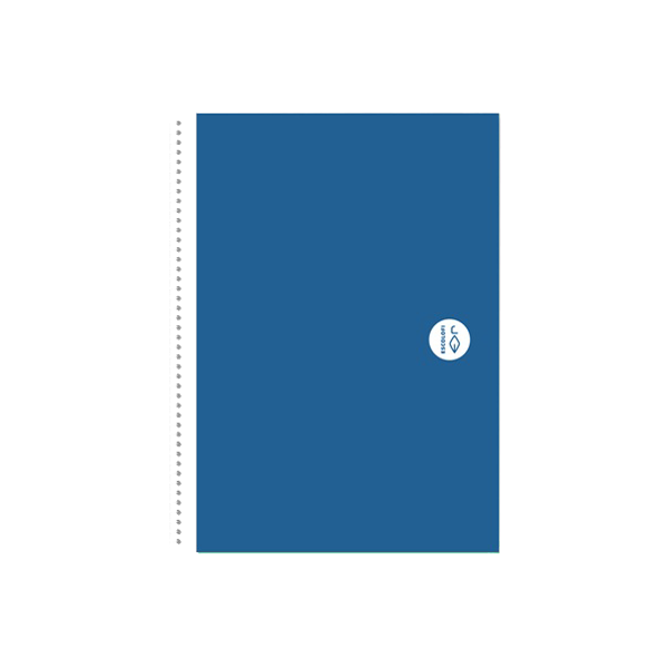 Quadern Escolofi Basic 80 fulls A5 llis Blau