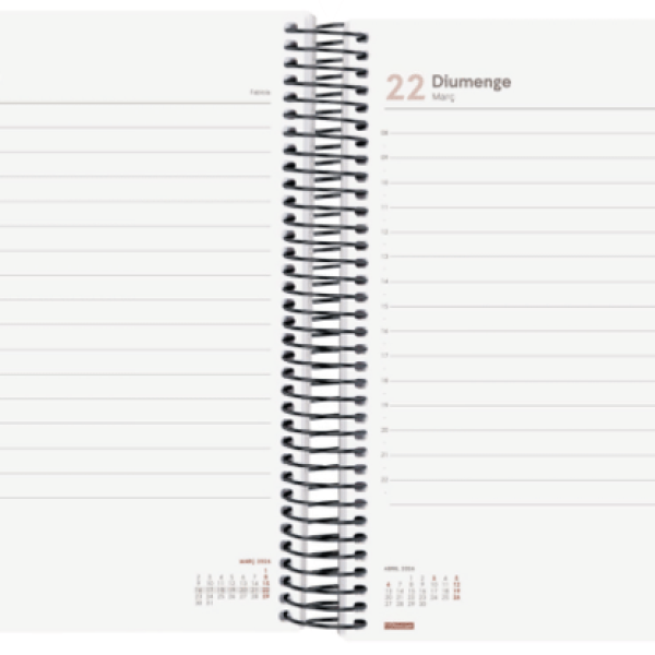 Agenda Finocam Year dia pàgina
