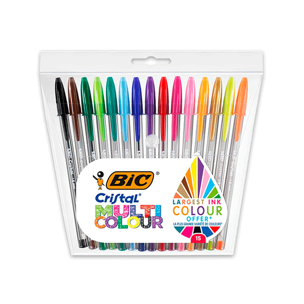 Bolígraf Bic Cristall multi colours