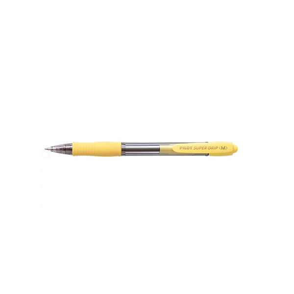Bolígraf Pilot Super Grip carcassa Groga
