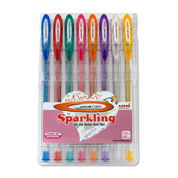 Estuche boligrafo Uni-ball Signo 120 Sparkling