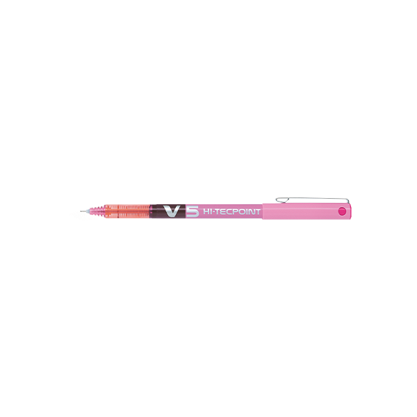 Bolígraf Pilot V-5 Rosa