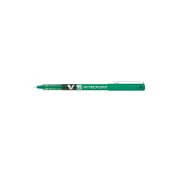 Bolígraf Pilot V-5 Verd