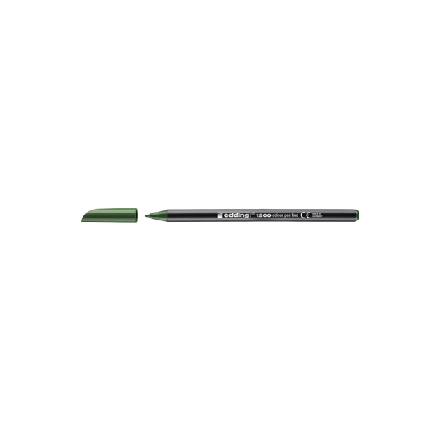 Rotulador Edding 1200 Verde oliva