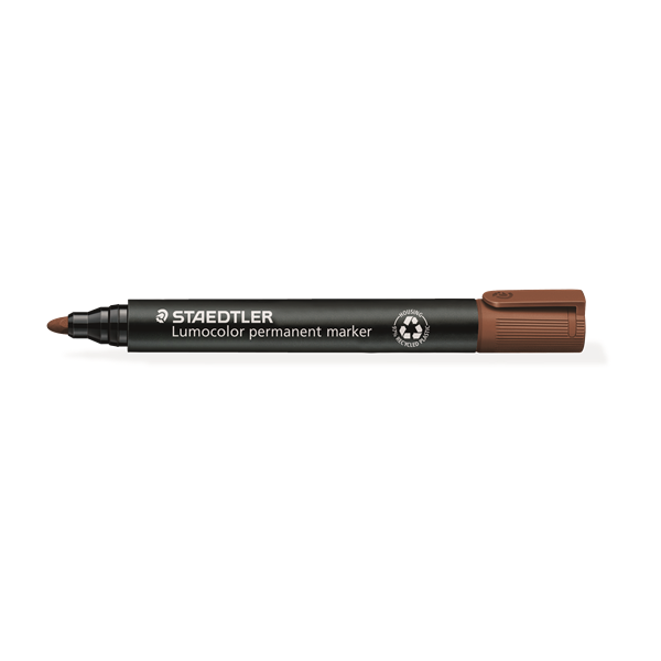 Retolador permanent Lumocolor Staedtler 352 Marró