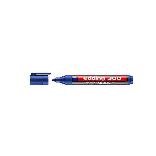 Retolador permanent Edding 300 Blau