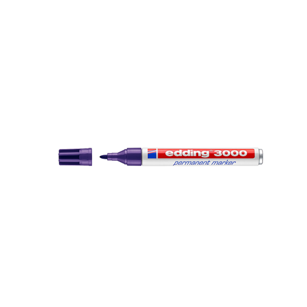 Rotulador permanente Edding 3000 Violeta