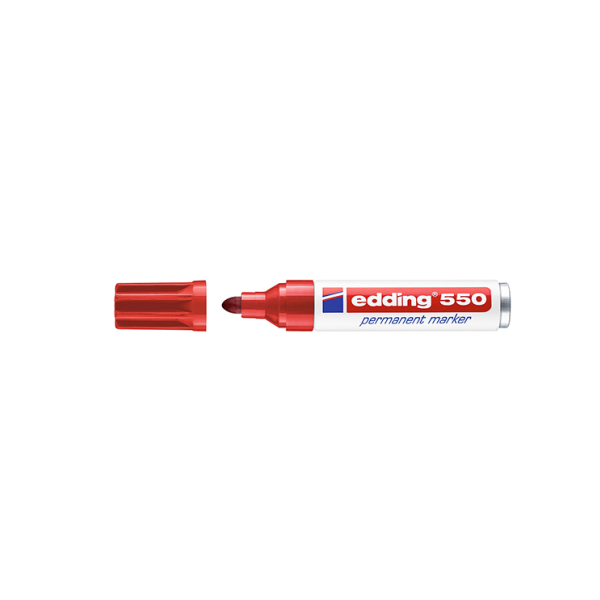 Retolador permanent Edding 550 Vermell