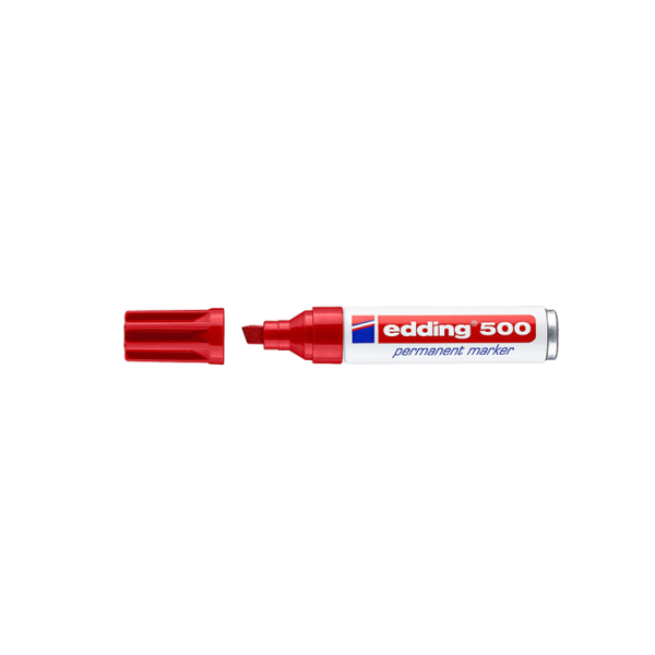 Retolador permanent Edding 500 Vermell