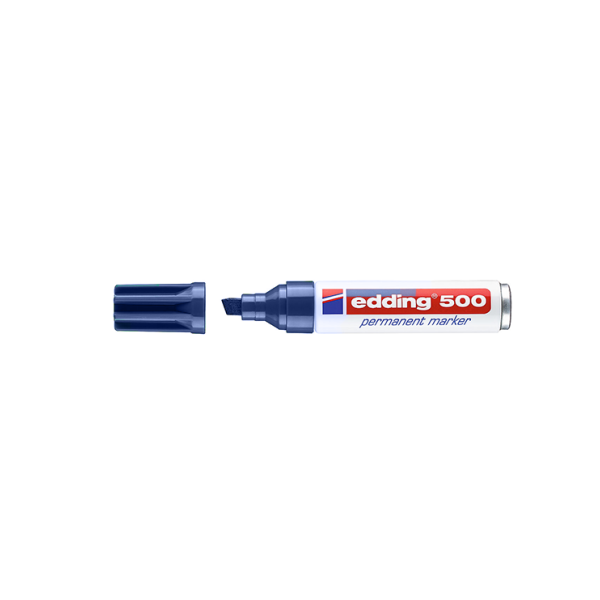 Retolador permanent Edding 500 Blau