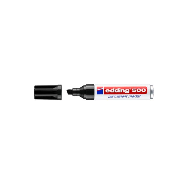 Retolador permanent Edding 500 Negre