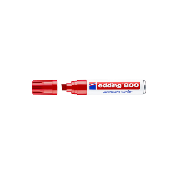 Retolador permanent Edding 800 Vermell