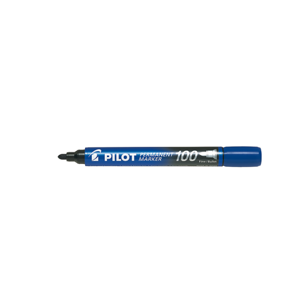 Retolador permanent Pilot Marker 100 Blau