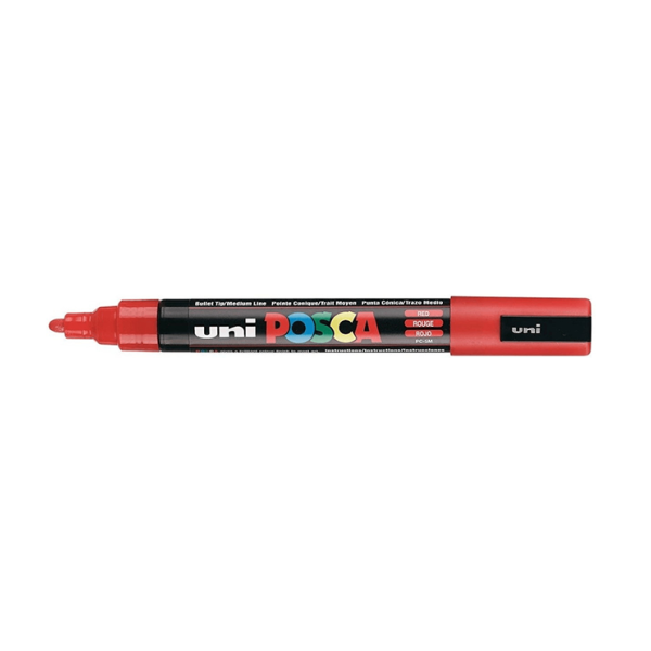 Retolador Uni Posca PC-5M Vermell