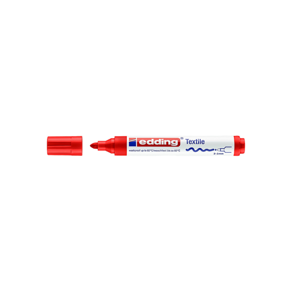 Retolador tèxtil Edding 4500 Vermell