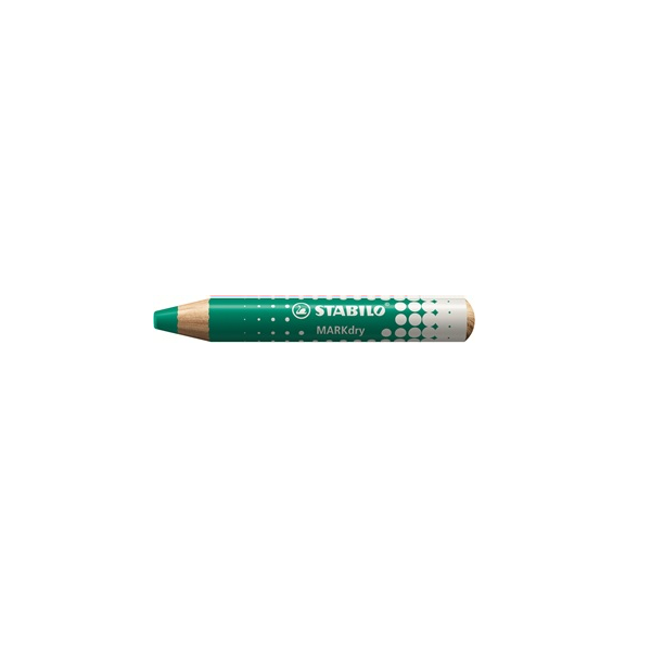 Estuche 5 lápices pizarra blanca STABILO MARKdry Verde