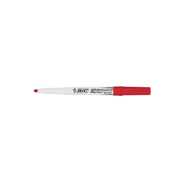 Rotulador pizarra Bic Velleda Medium Rojo